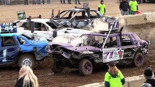 Youth Cadet Fullsize  Demolition Derby Expo 2024 [upl. by Acenes]