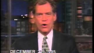 1996 Fiesta Bowl  David Letterman Halftime Clip [upl. by Gnilrac]