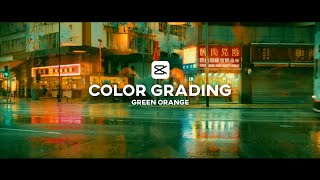 Capcut Color Grading  Green Orange  Tutorial [upl. by Adnopoz]