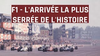 Larrivée la plus serrée de lHistoire de la F1  Motorsport Stories [upl. by Raskind179]