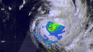 GPM Video of Tropical Cyclone Hola [upl. by Kippar620]