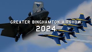 The Greater Binghamton Airshow 2024  USMC F 35B  US NAVY Blue Angels f35 blueangels aviation [upl. by Lib228]