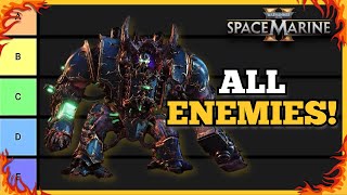 Space Marine 2  I Ranked Every Enemy From MOST to LEAST ANNOYING [upl. by Sang39]