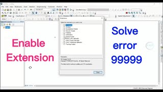 How To Enable Spatial Analyst Tools In ArcGIS Solve error 999999 [upl. by Leugar800]