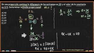 problema proporcion geometrica 201 [upl. by Sielen]