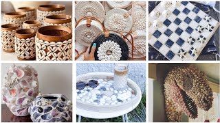 240 seashell craft ideas  sea shell art and craft ideas  DIY seashell crafts for home decoration [upl. by Ly]