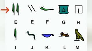 Hieroglyphics Lesson number one the introduction to learn hieroglyphics [upl. by Ymmik100]