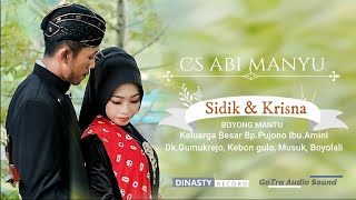 LIVE CS ABIMANYU ll BOYONG MANTU SIDIK amp KRISNA ll lIVE IN GUMUK REJO KEBON GULO MUSUK [upl. by Sclater]