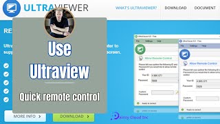 Instructions for using Ultraview remote computer control [upl. by Ana]