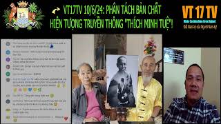 VT17TV 10624 PHÂN TÁCH BẢN CHẤT HIỆN TƯỢNG TRUYỀN THÔNG quotTHÍCH MINH TUỆquot [upl. by Dicky866]