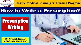 How to write a Prescription  Prescription writing [upl. by Liagibba]