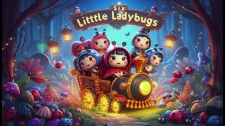 quotSix Little Ladybugs 🐞🌼  Fun Kids Song  Count and Dance with the Ladybugsquot Song Kids with lyrics [upl. by Nolyag]