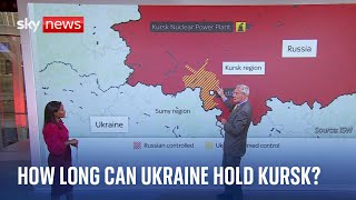 UkraineRussia war How long can Ukraine hold Kursk [upl. by Laden710]