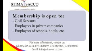 STIMA SACCO MEMBERSHIP YOU CAN JOIN TODAY [upl. by Rialb]