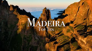 Top 10 Places To Visit in Madeira  Travel Guide [upl. by Attiuqehs]