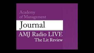 The Lit Review An AMJ Podcast  Laura Huang S1E4 [upl. by Morna]