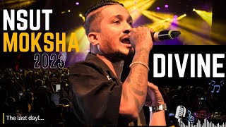 DIVINE in NSUT  NSUT Fest 2023  Moksha 2023  viviandivine aka Divine [upl. by Gula]