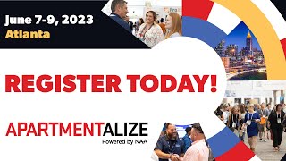 Apartmentalize Is Coming to Atlanta  June 79 2023 [upl. by Ecila]