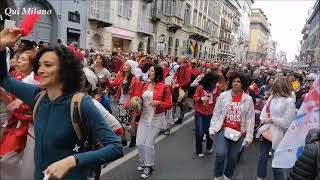 25 aprile 2023 i 100000 di Milano Corteo della Liberazione [upl. by Willtrude818]