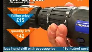 Andy Hodgson sells a NuTool cordless drill on Bid TV [upl. by Kolnick106]