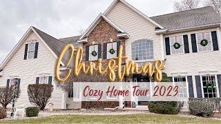 COZY CHRISTMAS HOME TOUR 2023  Traditional Coziest Christmas Decorating Ideas [upl. by Enilemme]