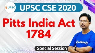 Pitts India Act 1784 Key Features in Hindi for UPSC Exams [upl. by Nnaarual]