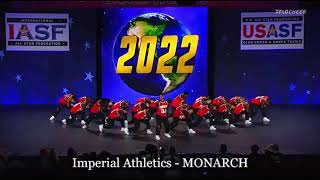 Imperial Athletics MONARCH  2022 USASF Dance Worlds [upl. by Selwyn579]