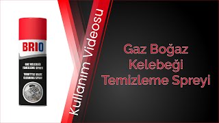 Gaz Boğaz Kelebeği Temizleme Spreyi  Kullanım Videosu [upl. by Anialram902]