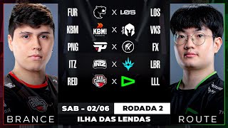 LIVE COMPLETA CBLOL  RED x LLL  PNG x FX [upl. by Ihcehcu]