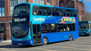 Coastliner Bus 2780 On 840 From Whitby To Leeds [upl. by Sharleen]