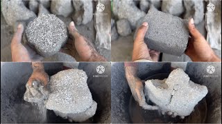 Dusty sand cement dry and water crumbling full satisfying video [upl. by Chandal]