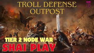 검은사막M신나는 거점전 EP16  리뉴얼  샤이  2단계 일반 35인 트롤 방어기지  BDM Tier 2 Node WarTroll Defense Outpost [upl. by Francisca]