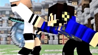 Minecraft Song and Minecraft Animation quotWe Be Teamingquot Castle Raid 2  Top Minecraft Songs [upl. by Barnet]