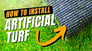 How to Install Artificial Turf  A DIY How To Guide [upl. by Pitarys951]