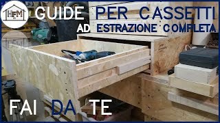 Guide per cassetti ad estrazione completa [upl. by Eirrek]