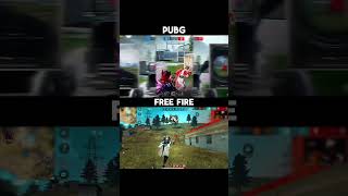 Freefire☠️ Vs PUBG 💩 [upl. by Notnil973]