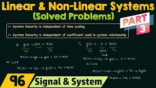 Linear and NonLinear Systems Solved Problems  Part 3 [upl. by Melisenda566]