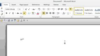 How to Type 10 to the Power of 2 in Microsoft Word  Tips for Microsoft Office amp Windows [upl. by Chemush]