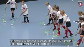 Floorball Drills  Mirroring [upl. by Leuqar631]