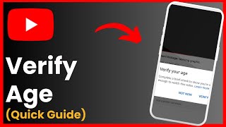 How To Verify Age On Youtube [upl. by Huntley]