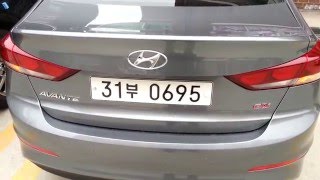 2017 Elantra smart trunk review아반떼AD 스마트트렁크 리뷰 [upl. by Moina]