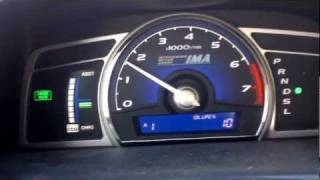 Civic Hybrid Battery Full charge in seconds 1 [upl. by Eigriv451]