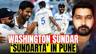 Washington Sundar 7 Wickets against New Zealand in Pune  India vs New Zealand Test Series 2024 [upl. by Billy]