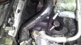 Installing helicoil  Audi A4 18t broken Turbo manifold bolt [upl. by Madonia811]