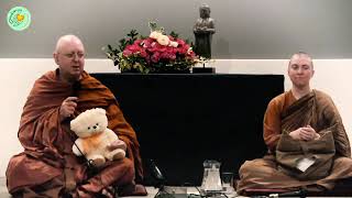 Anukampa Bhikkhuni Project  Ajahn Brahms UK Dhamma Tour  13102017 [upl. by Fenton503]