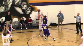 HS Boys Basketball ClearbrookGonvick vs Laporte  Lakeland News Sports  March 4 2013 [upl. by Eskill]