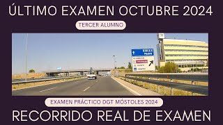 EXAMEN PRÁCTICO de CONDUCIR en MÓSTOLES  DÍA 18 DE OCTUBRE 2024  RECORRIDO REAL TERCER ALUMNO [upl. by Greenland516]