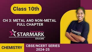 Metals amp NonMetals Class 10 Chemistry  CBSE NCERT Series [upl. by Htebyram]