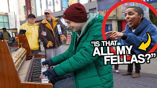 I Played MEME SONGS On Piano In Public [upl. by Hannover]