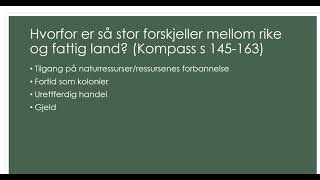 Hvorfor så store forskjeller mellom rike og fattige land [upl. by Armat319]